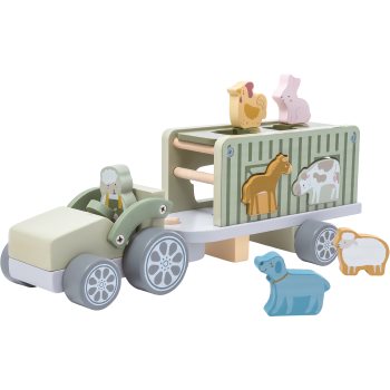 2Kids Toys Wooden Car with Animals set de jucării din lemn - imagine 2